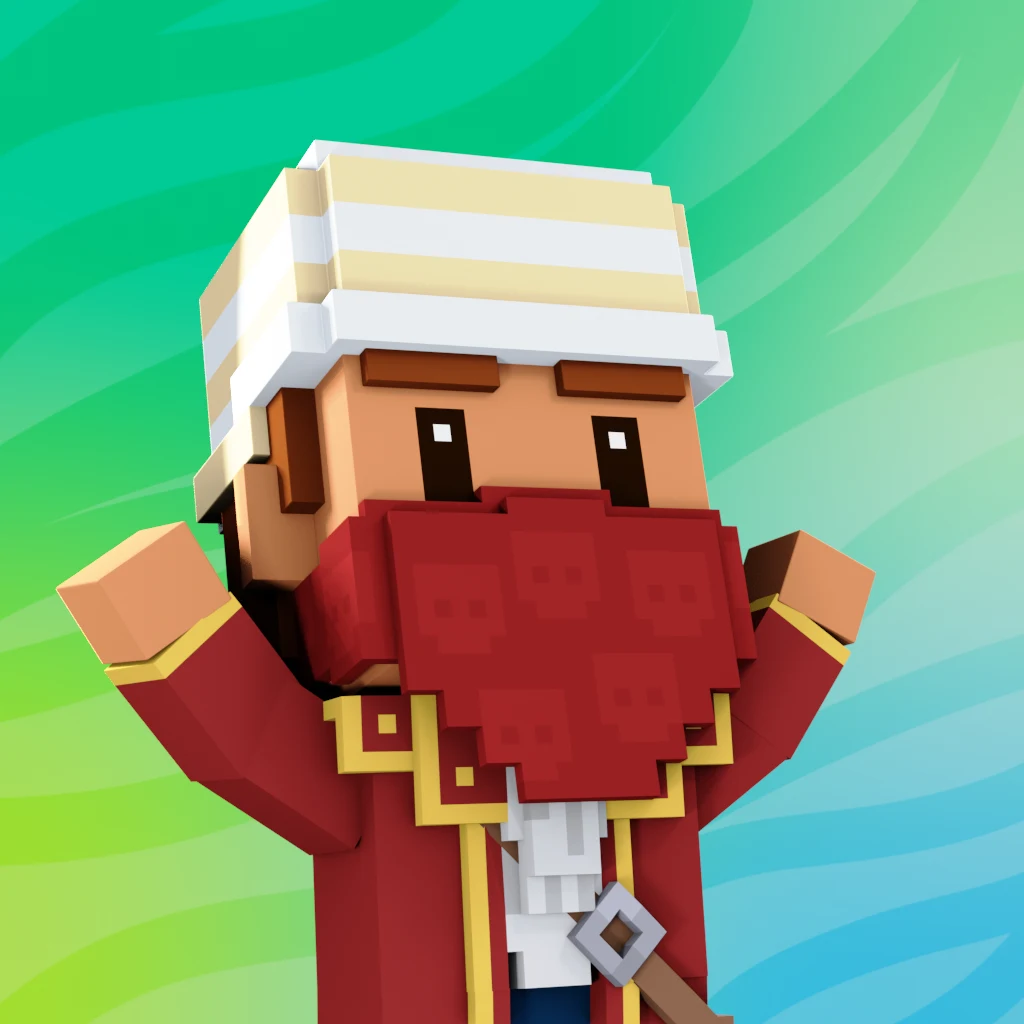 Pirate #9857 voxel render