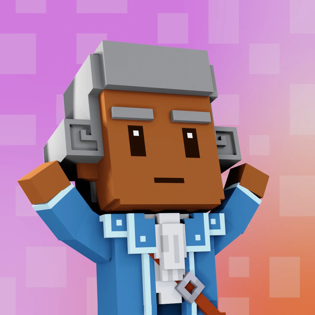 Pirate #9859 voxel render