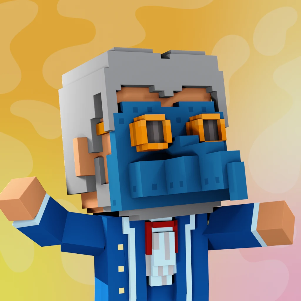 Pirate #986 voxel render