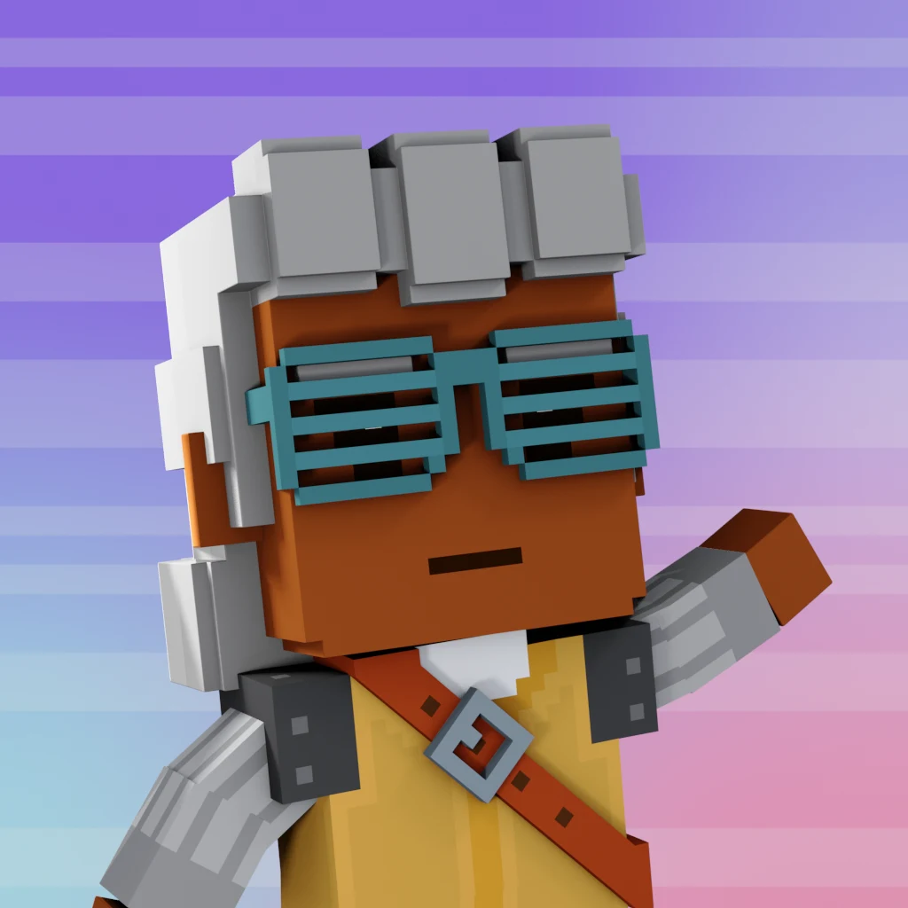 Pirate #9863 voxel render