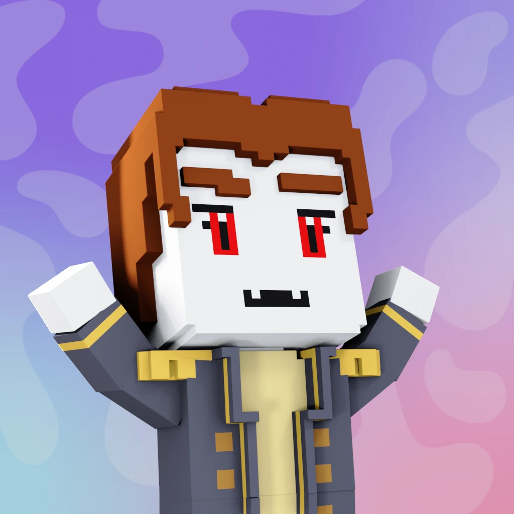 Pirate #9864 voxel render