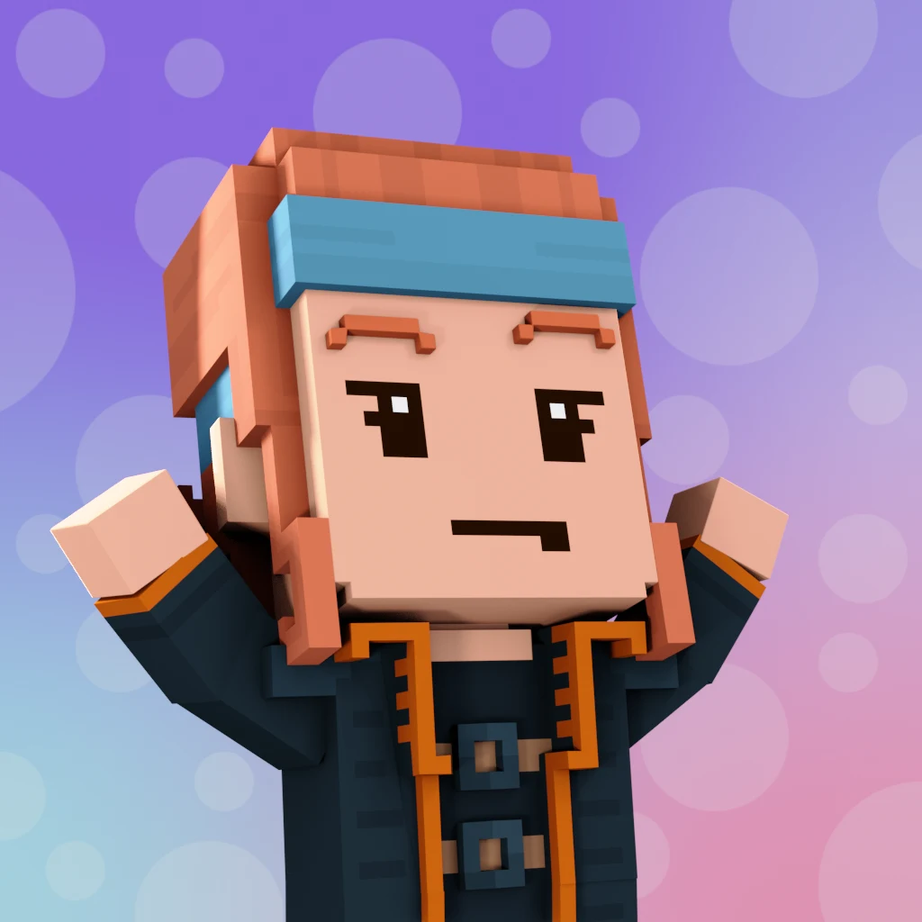 Pirate #9865 voxel render