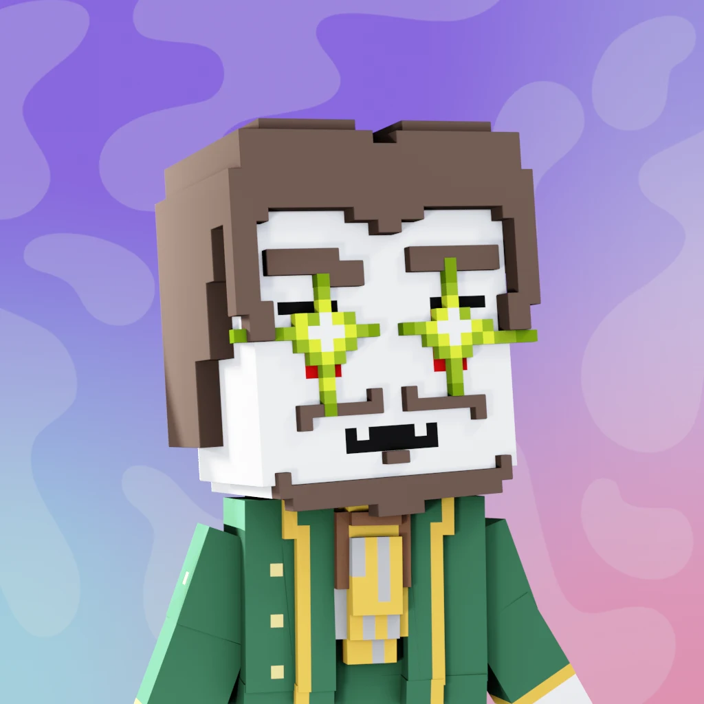 Pirate #9868 voxel render