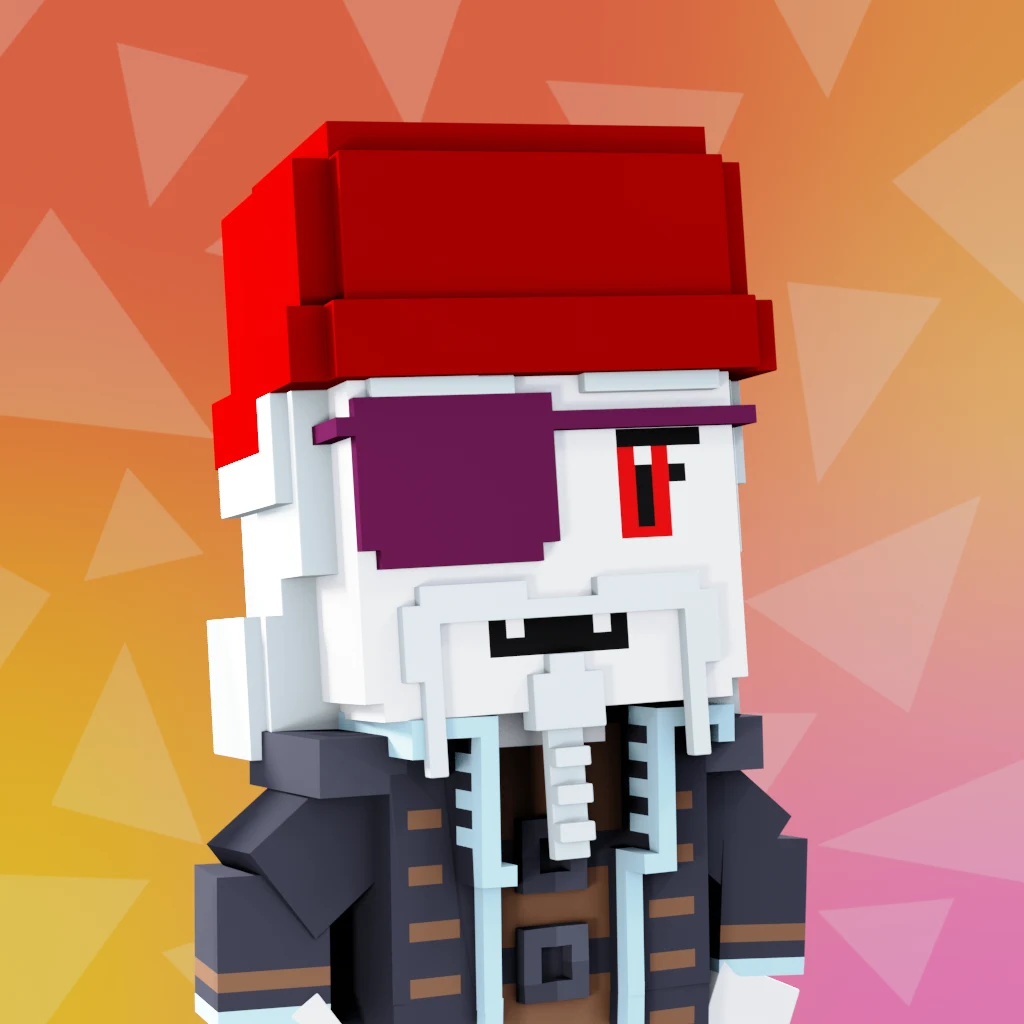 Pirate #987 voxel render