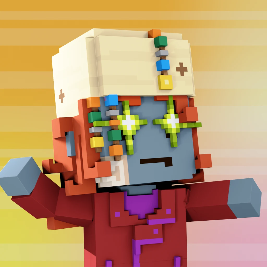 Pirate #9871 voxel render