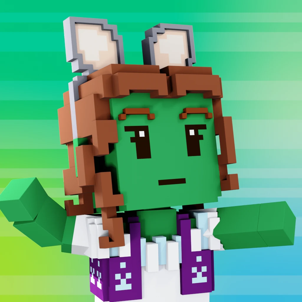 Pirate #9872 voxel render