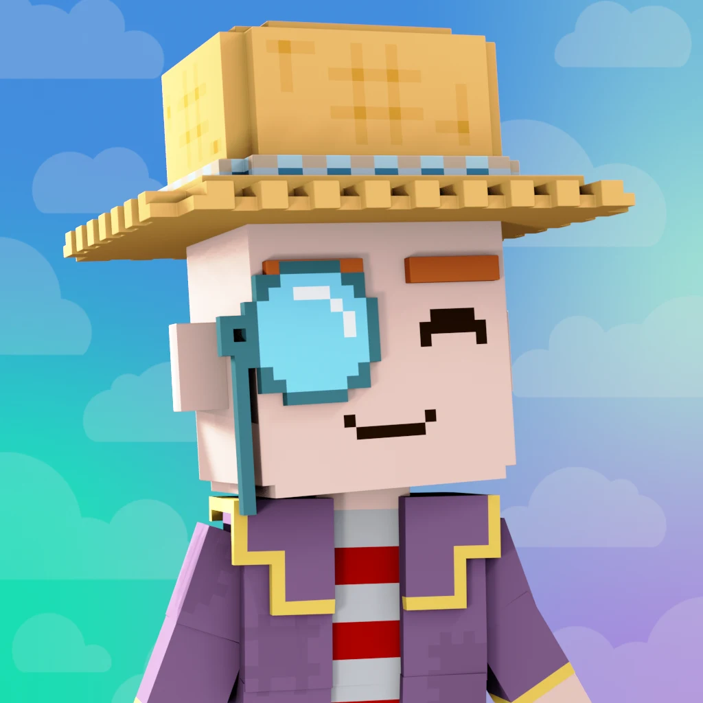 Pirate #9873 voxel render
