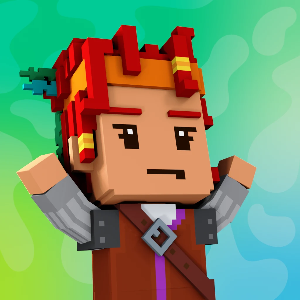 Pirate #9875 voxel render