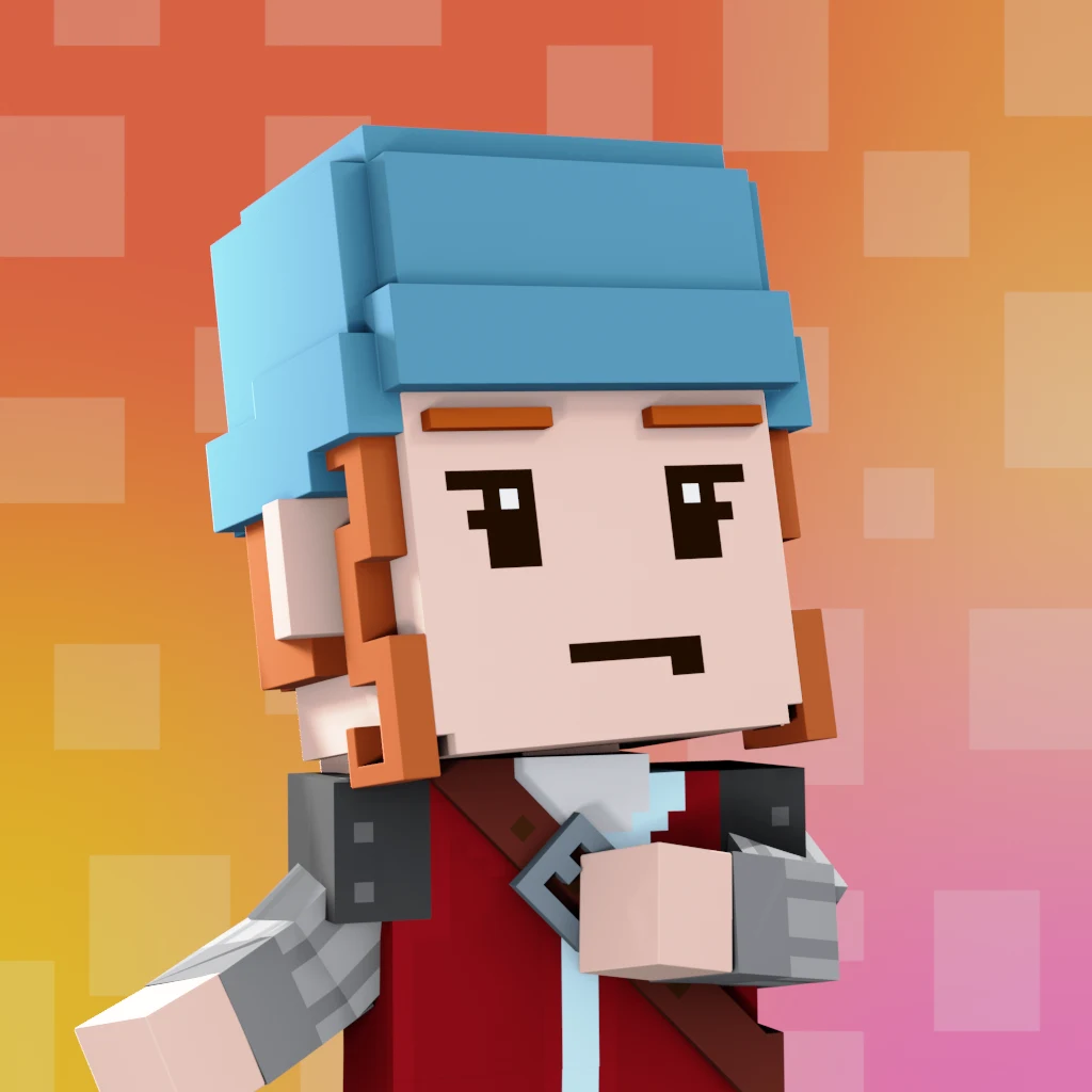 Pirate #9876 voxel render