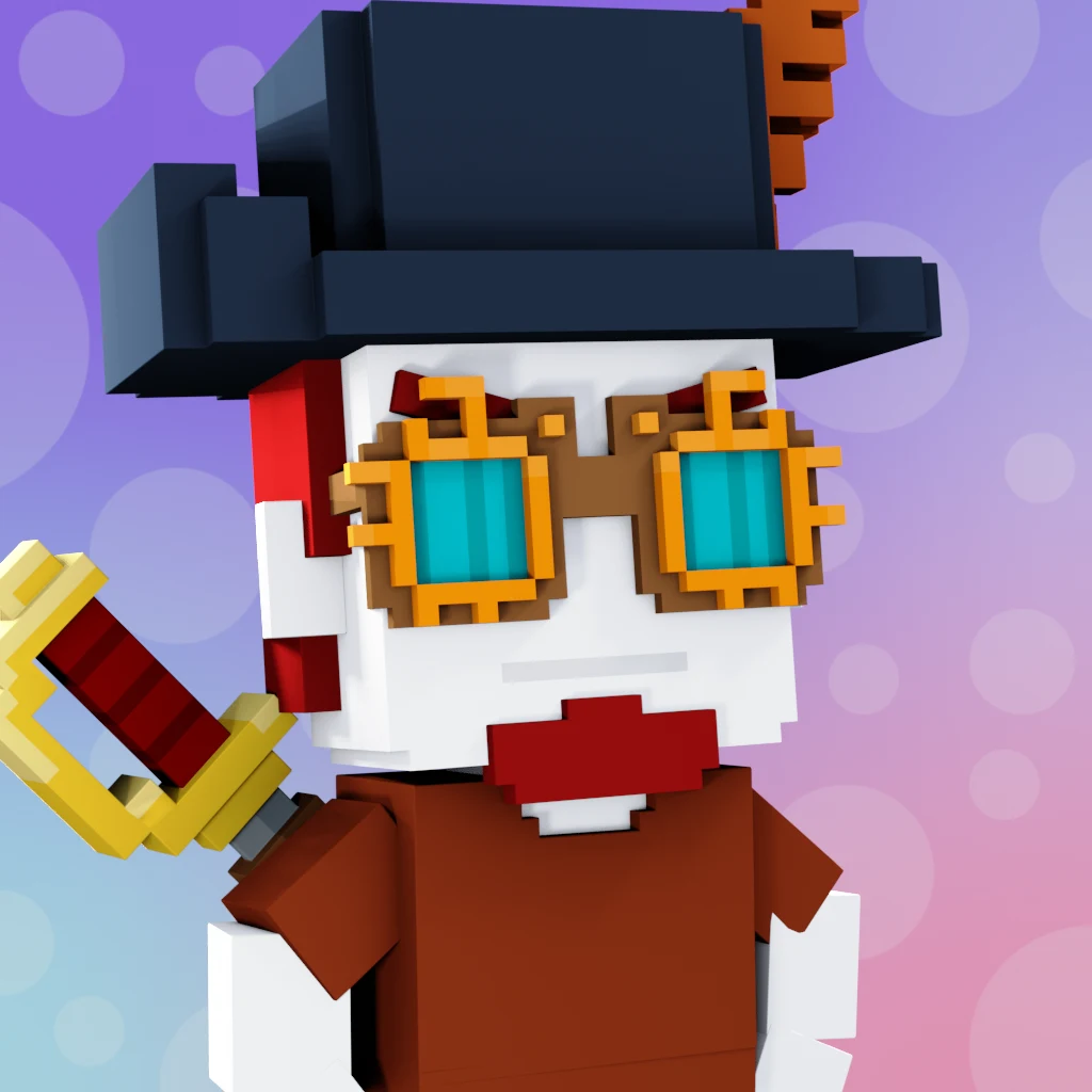 Pirate #9878 voxel render