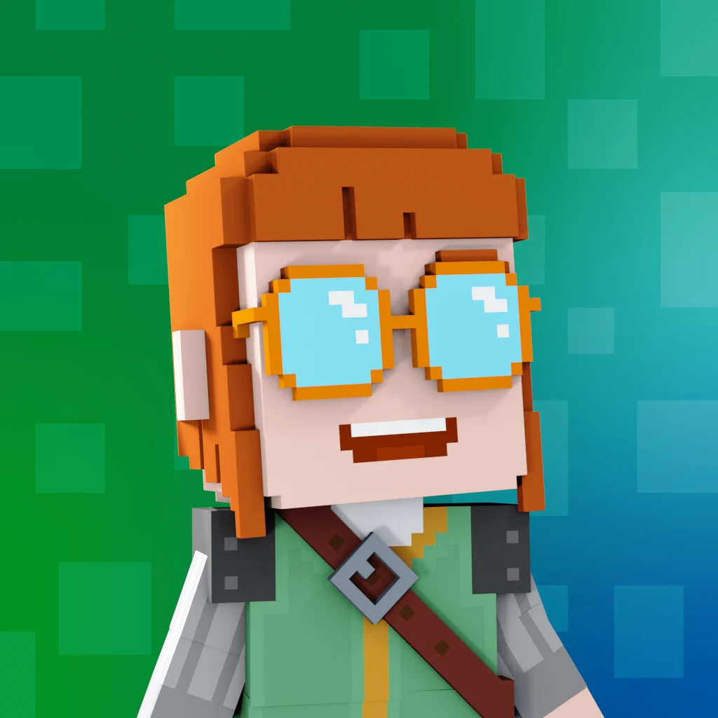 Pirate #988 voxel render