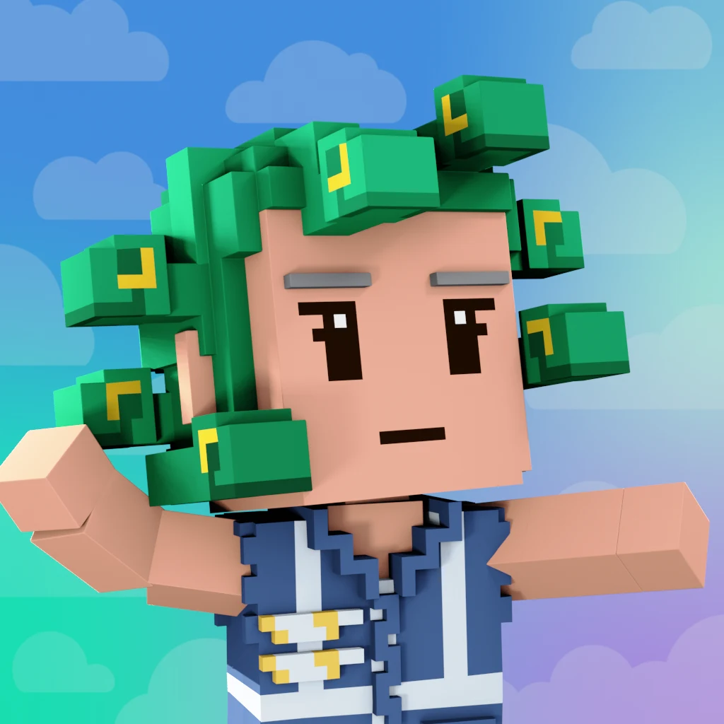 Pirate #9880 voxel render