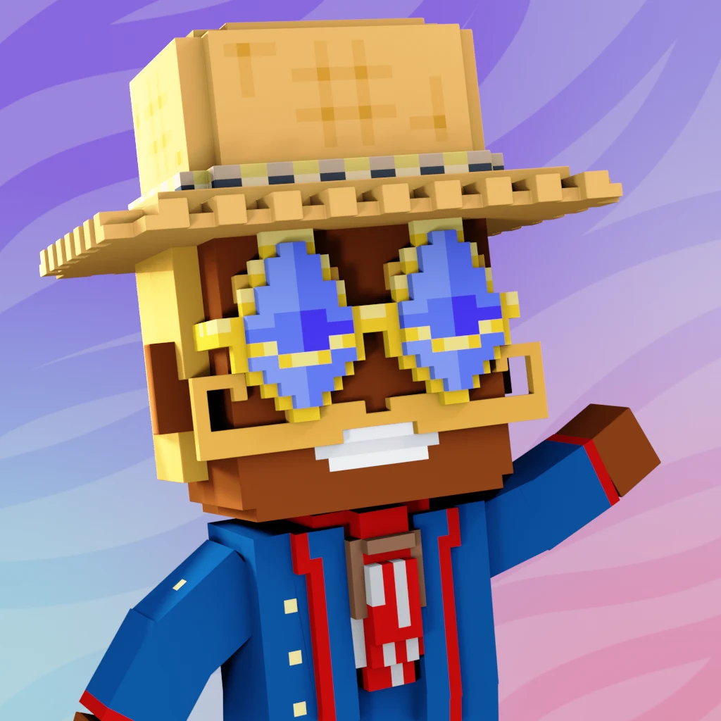 Pirate #9884 voxel render