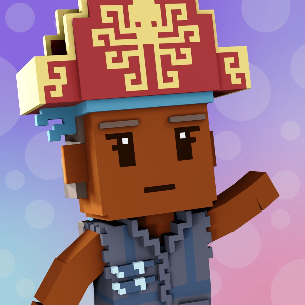 Pirate #9885 voxel render