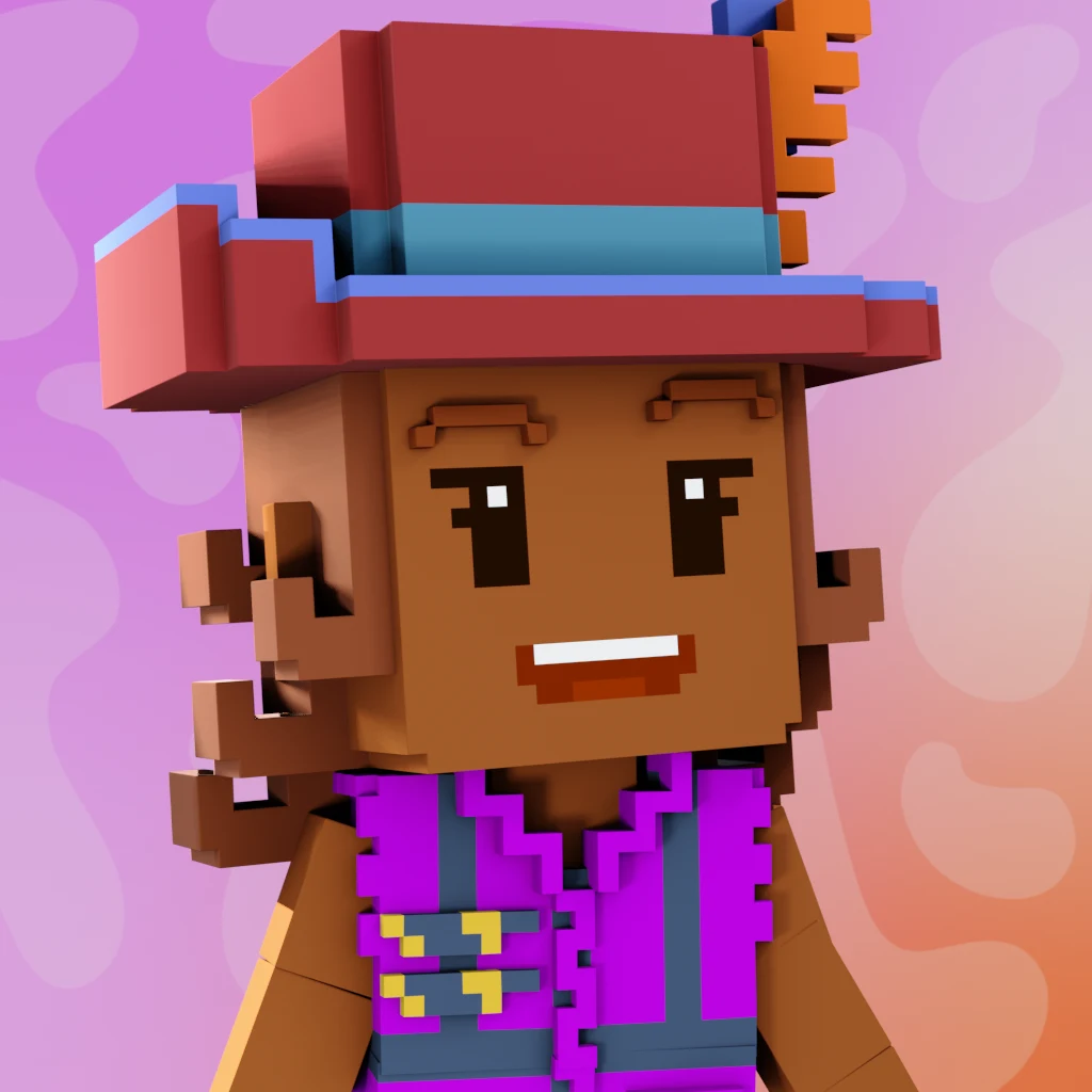 Pirate #9886 voxel render