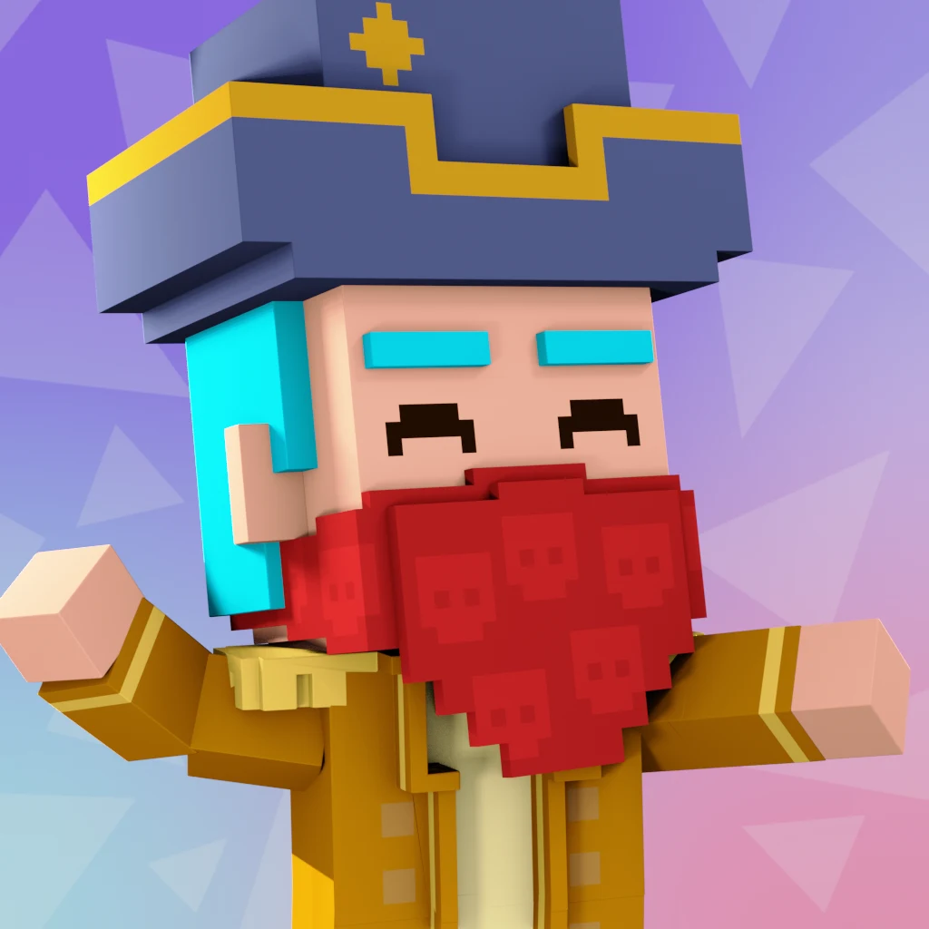 Pirate #9889 voxel render