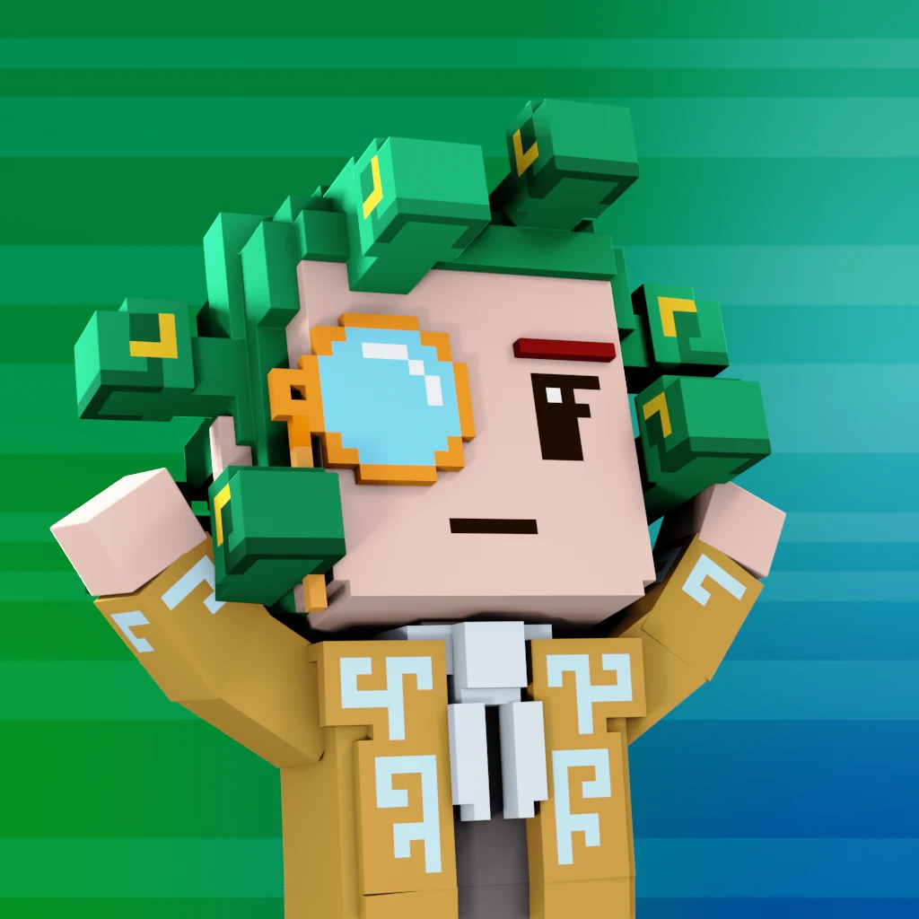 Pirate #9890 voxel render