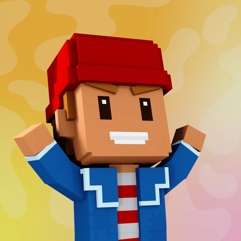 Pirate #9891 voxel render