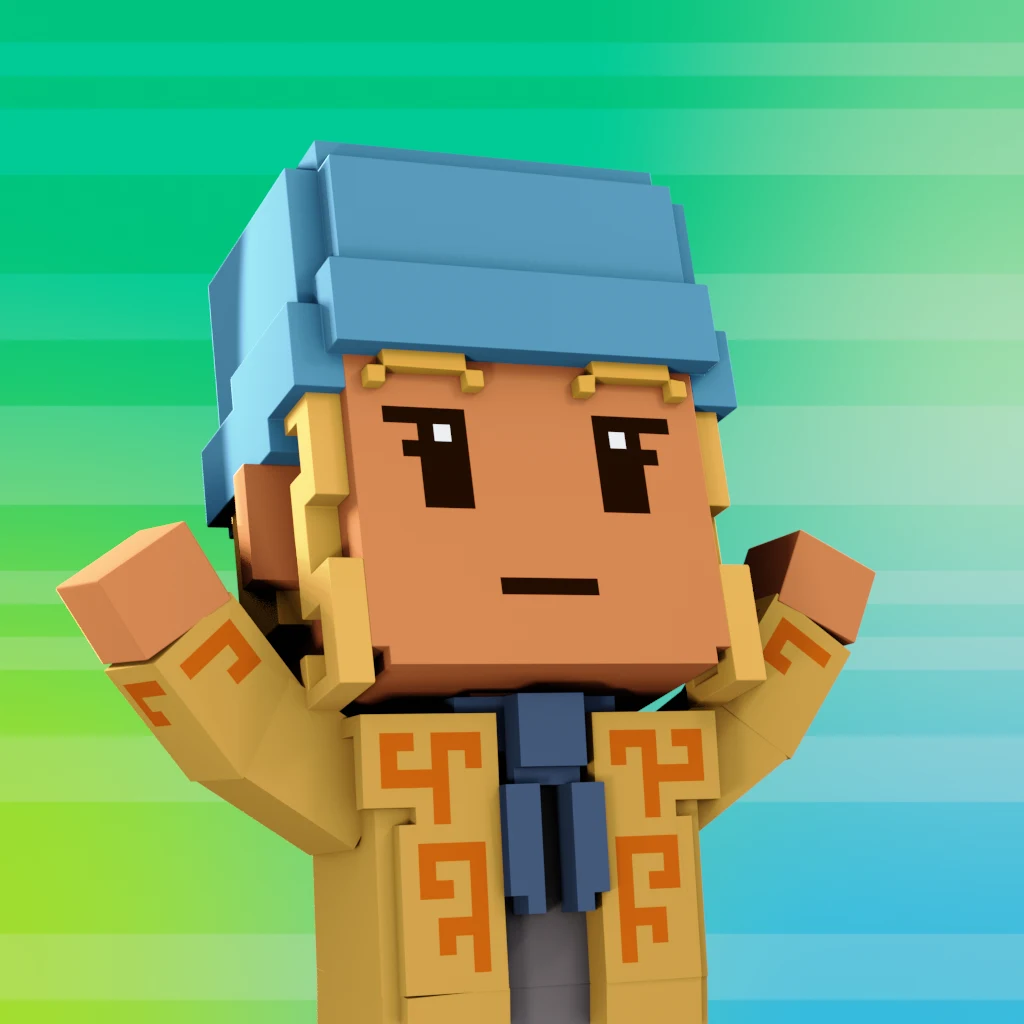 Pirate #9894 voxel render