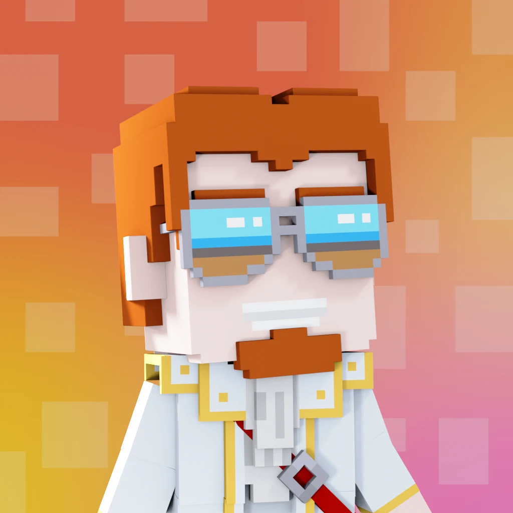 Pirate #9895 voxel render