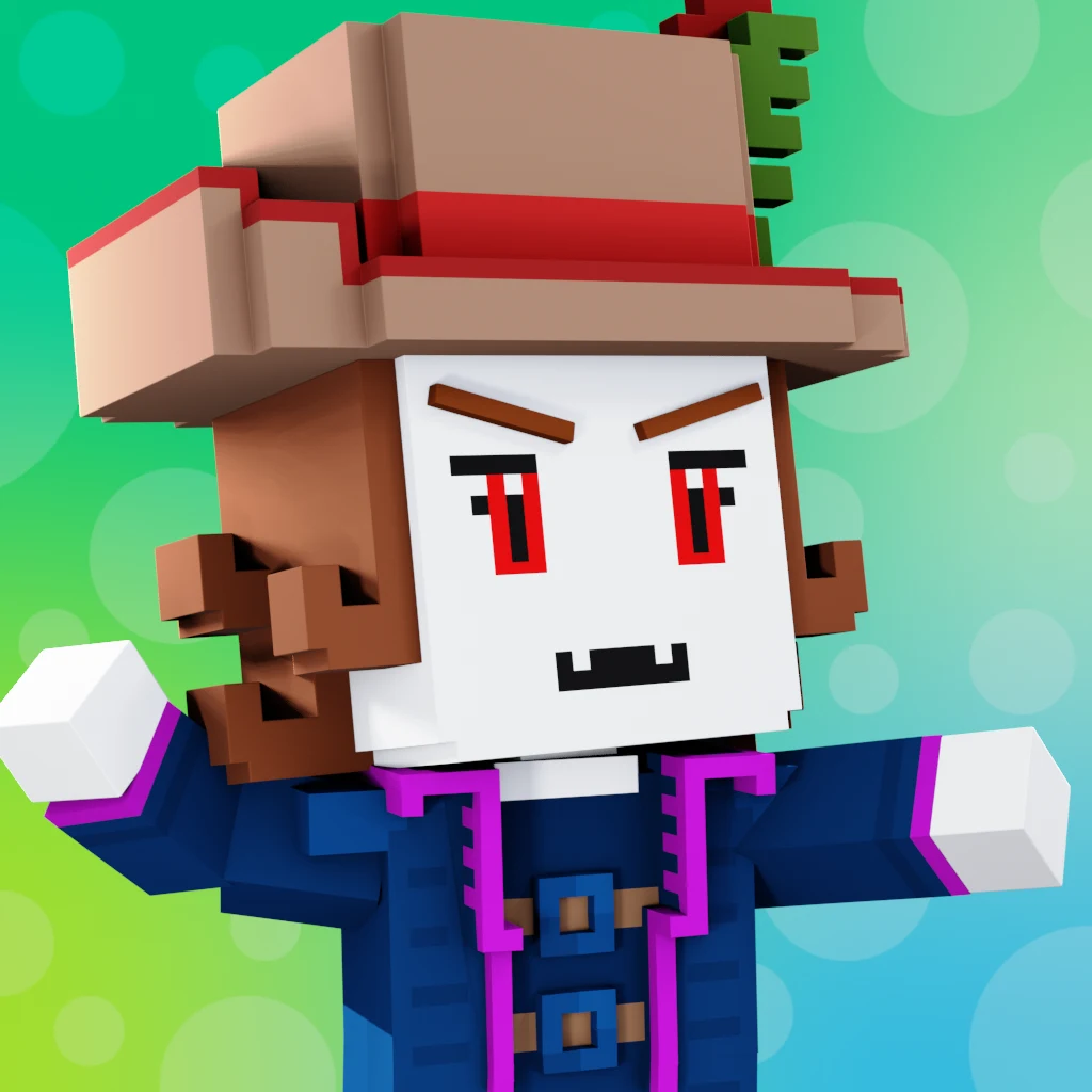 Pirate #9896 voxel render