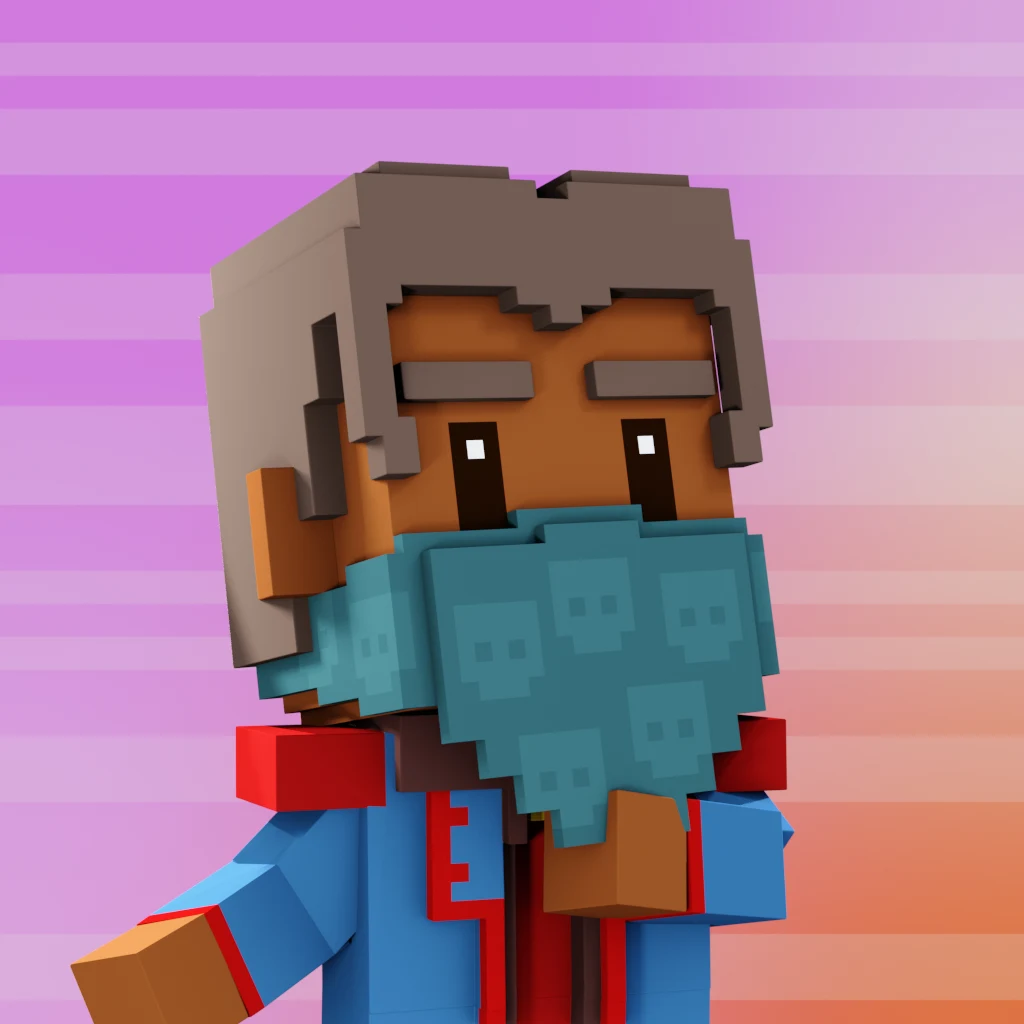 Pirate #9897 voxel render