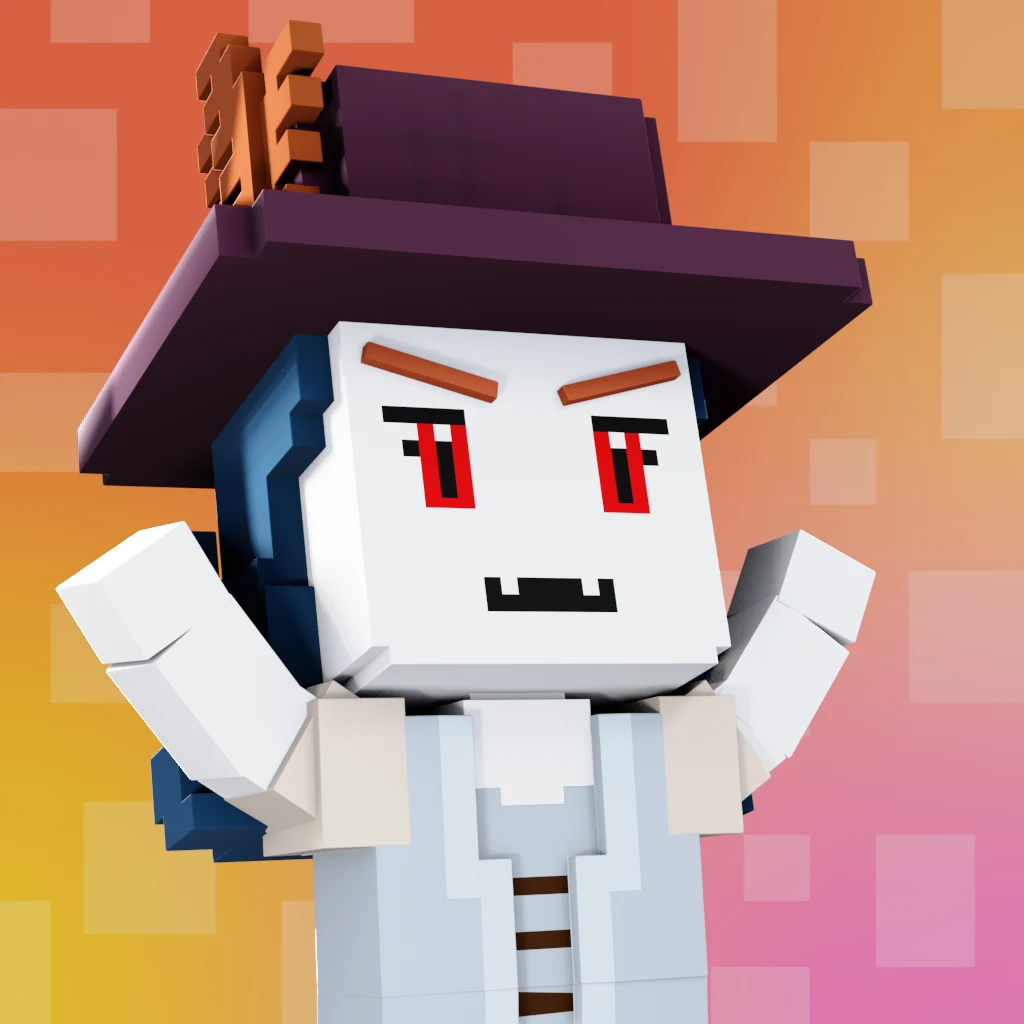 Pirate #9899 voxel render