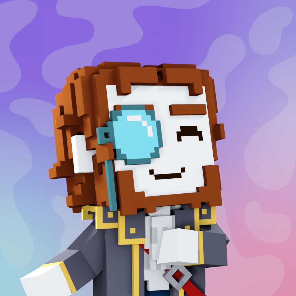 Pirate #99 voxel render