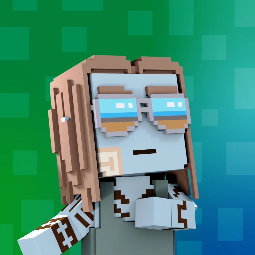 Pirate #990 voxel render