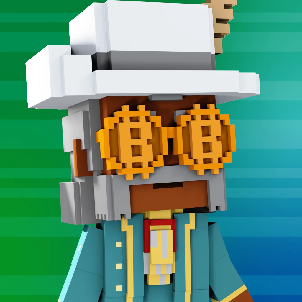 Pirate #9900 voxel render