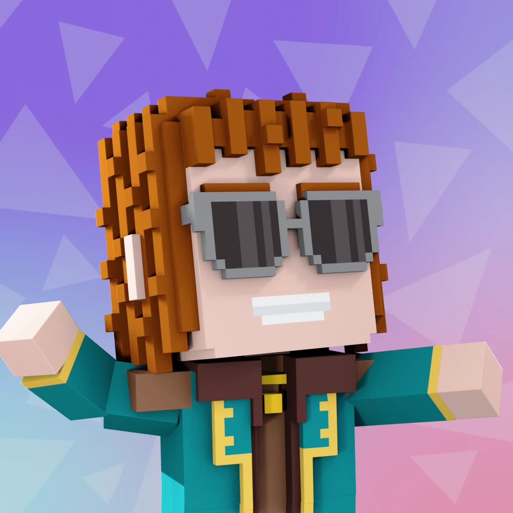 Pirate #9902 voxel render