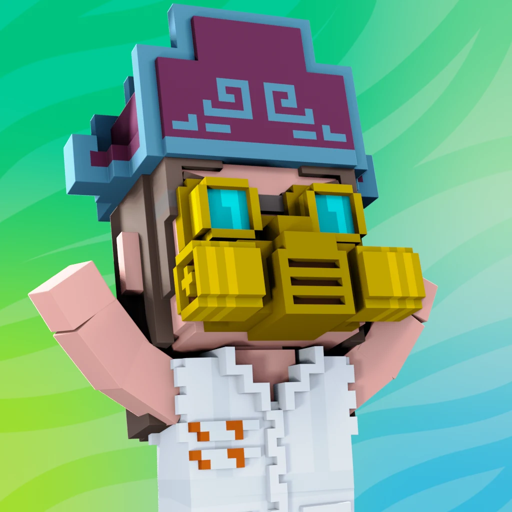 Pirate #9905 voxel render