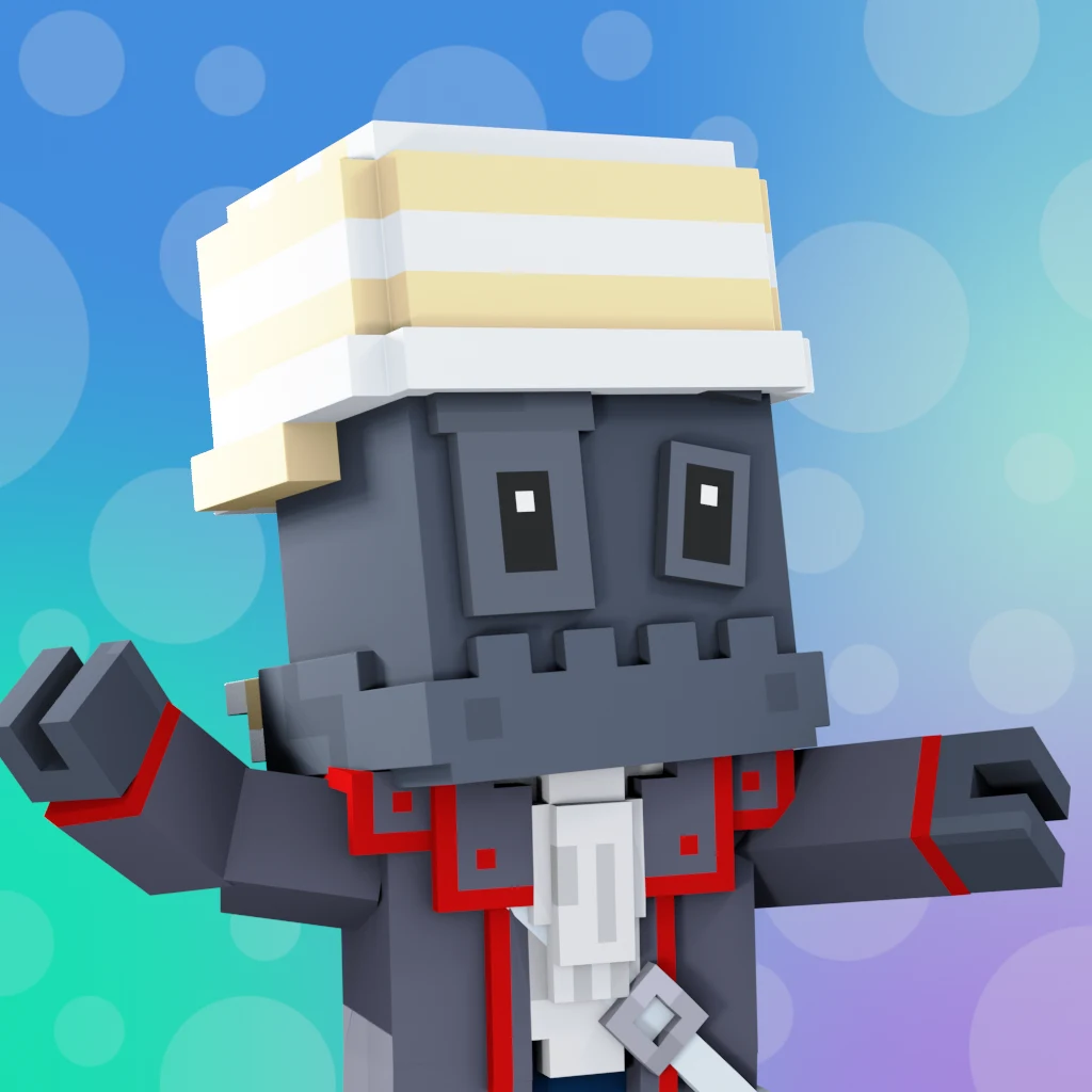 Pirate #9906 voxel render