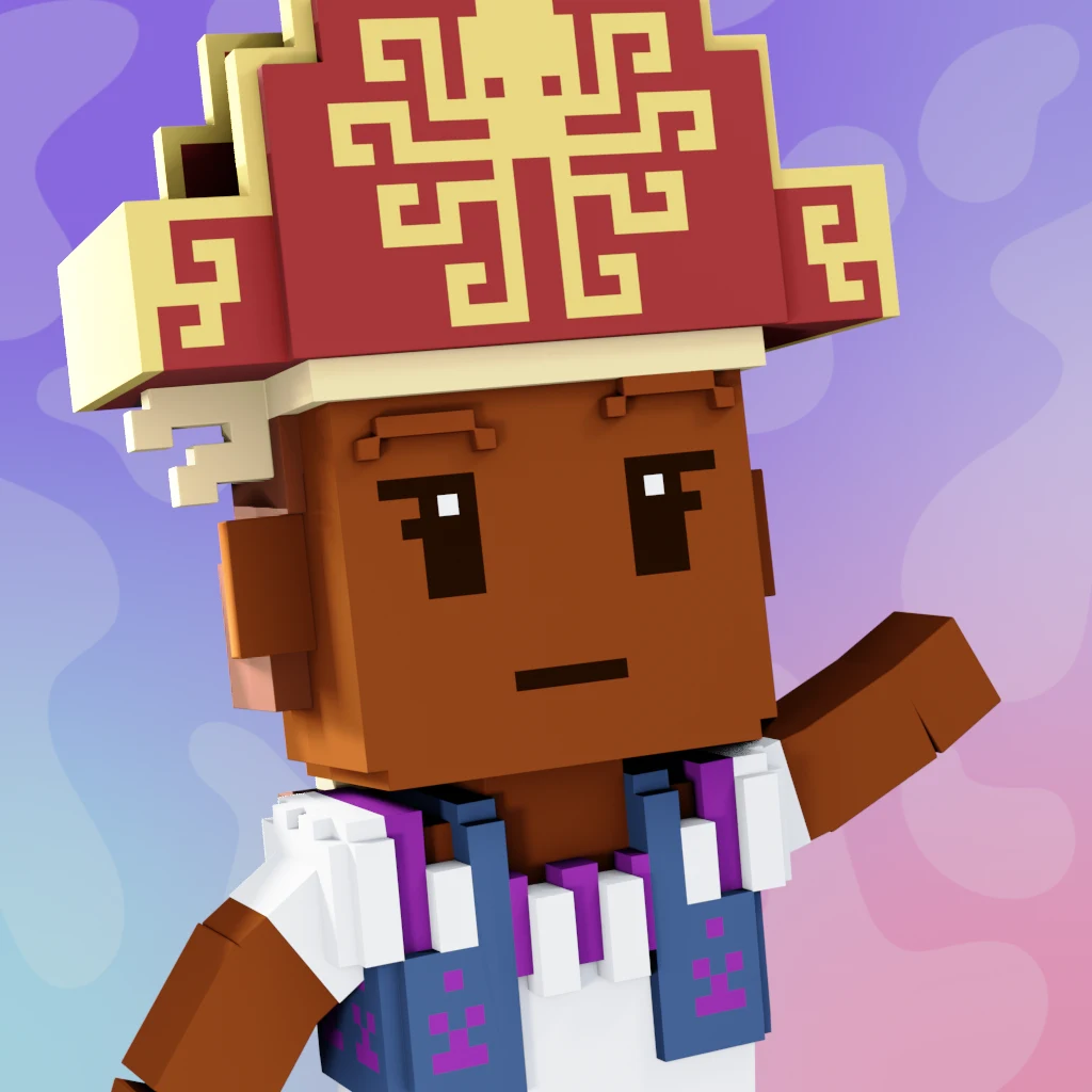 Pirate #9907 voxel render