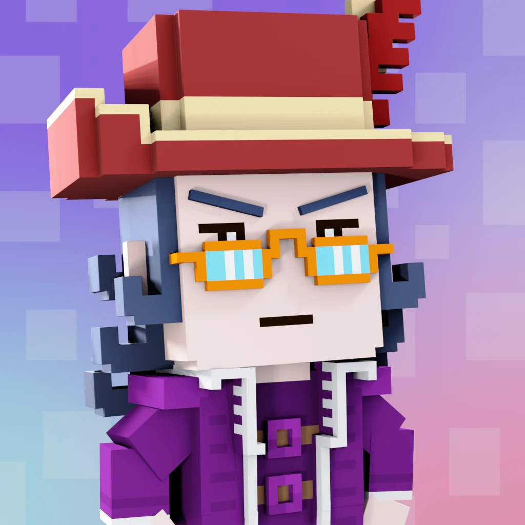 Pirate #9912 voxel render
