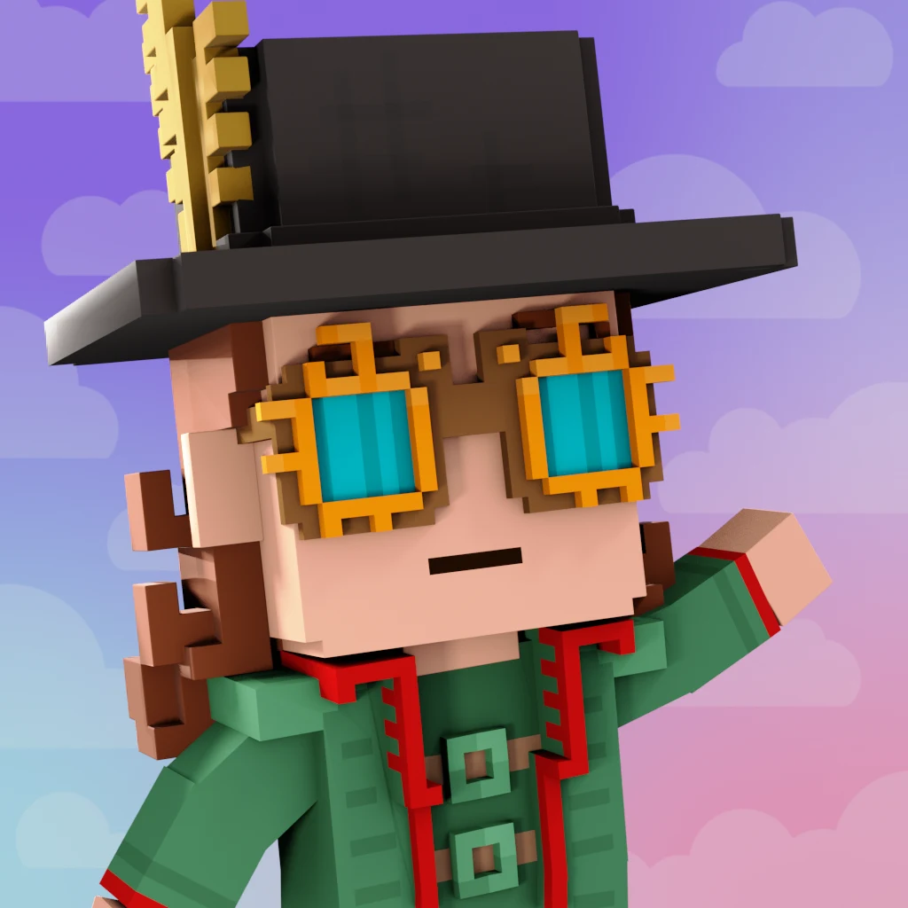 Pirate #9914 voxel render