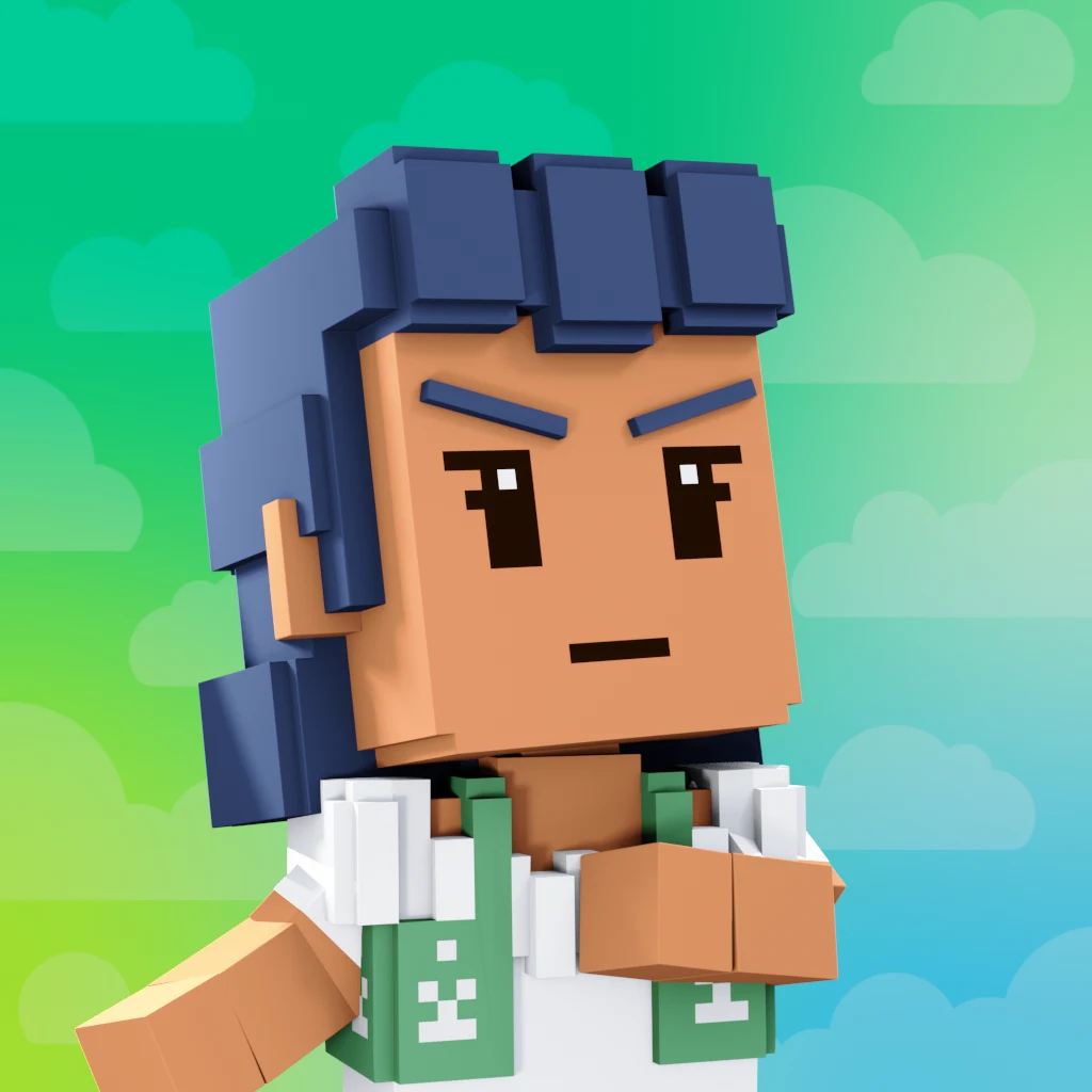 Pirate #9915 voxel render