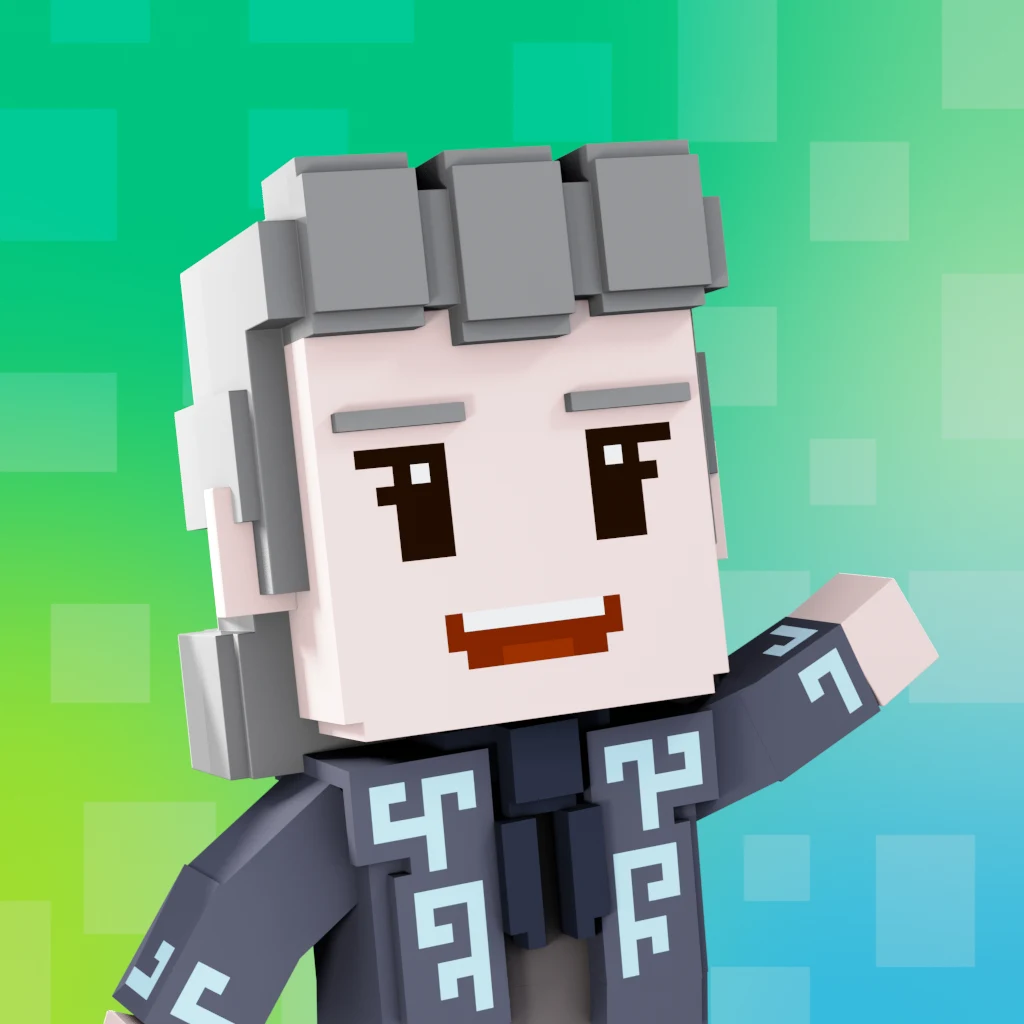Pirate #9917 voxel render