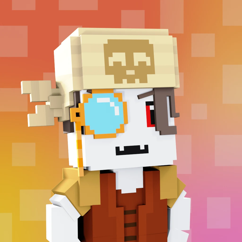 Pirate #992 voxel render