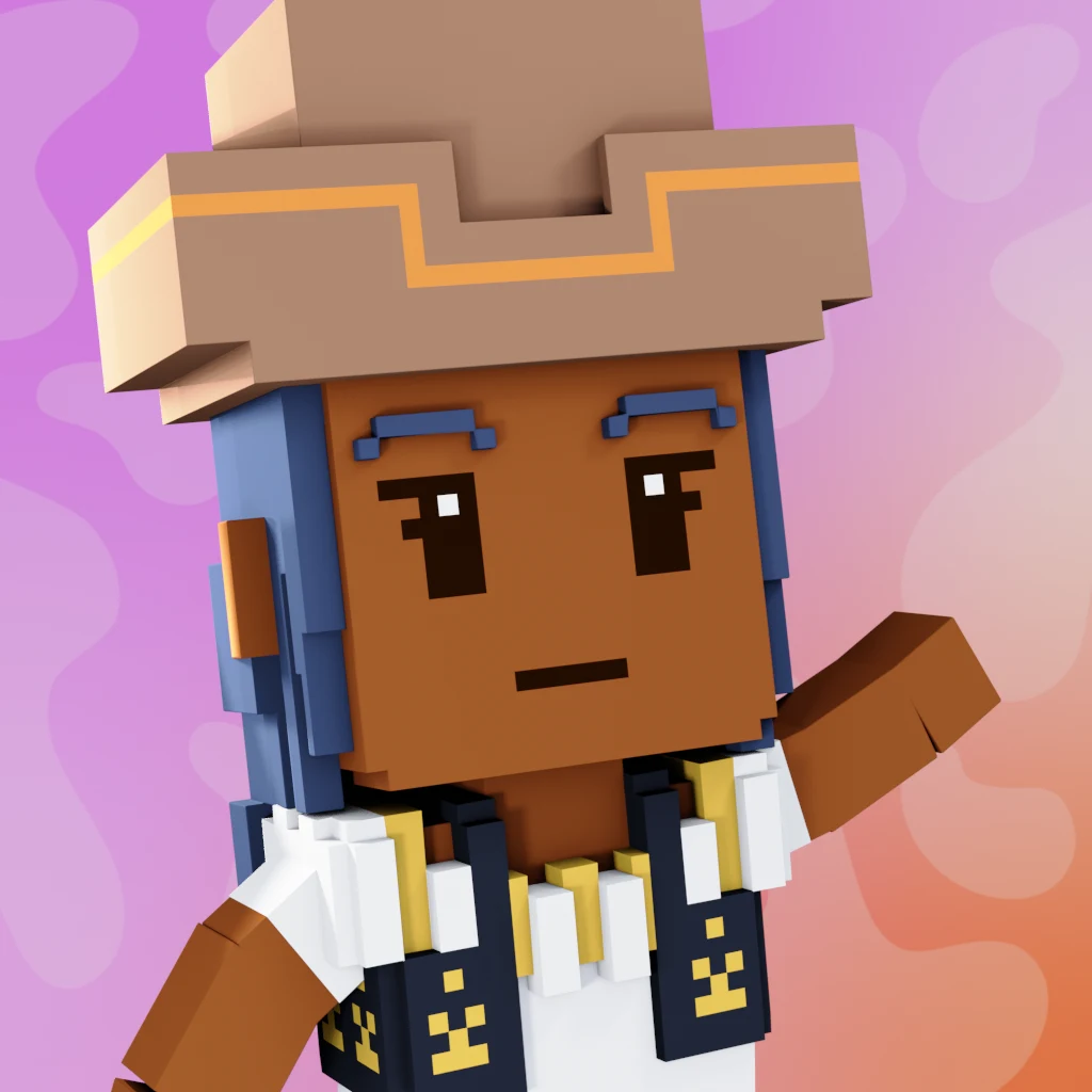 Pirate #9920 voxel render