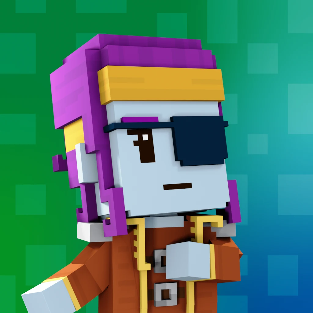 Pirate #9923 voxel render