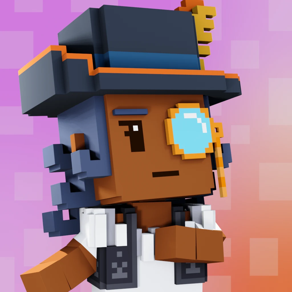 Pirate #9925 voxel render