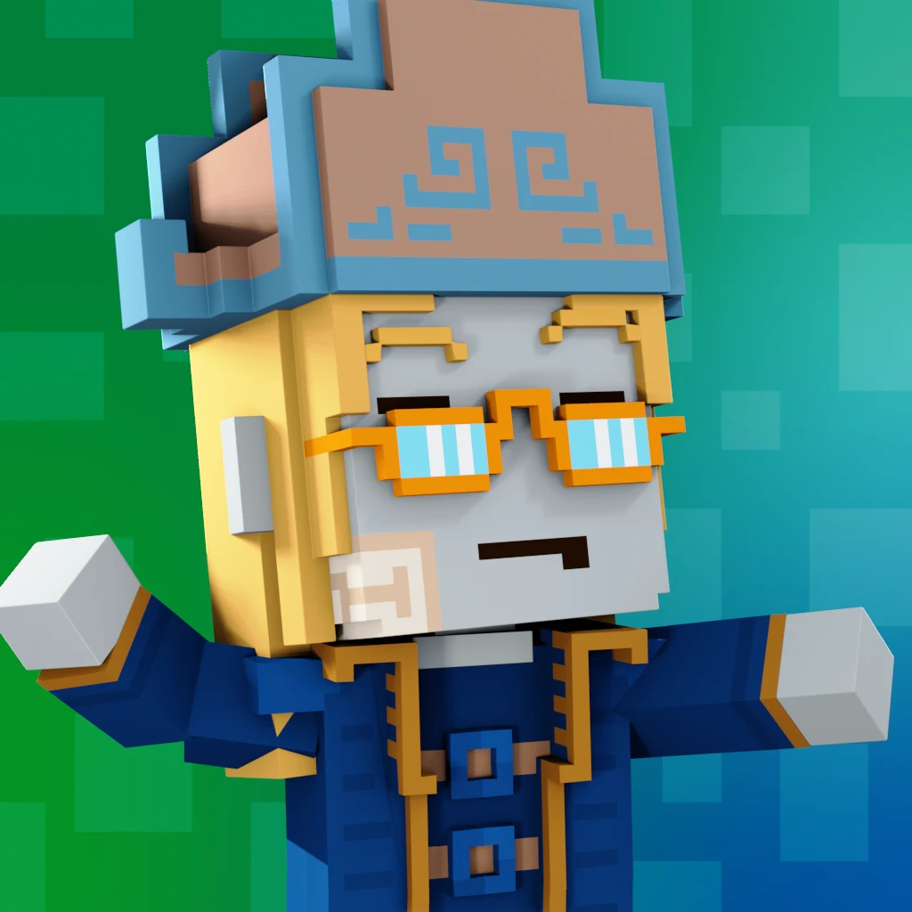 Pirate #9926 voxel render