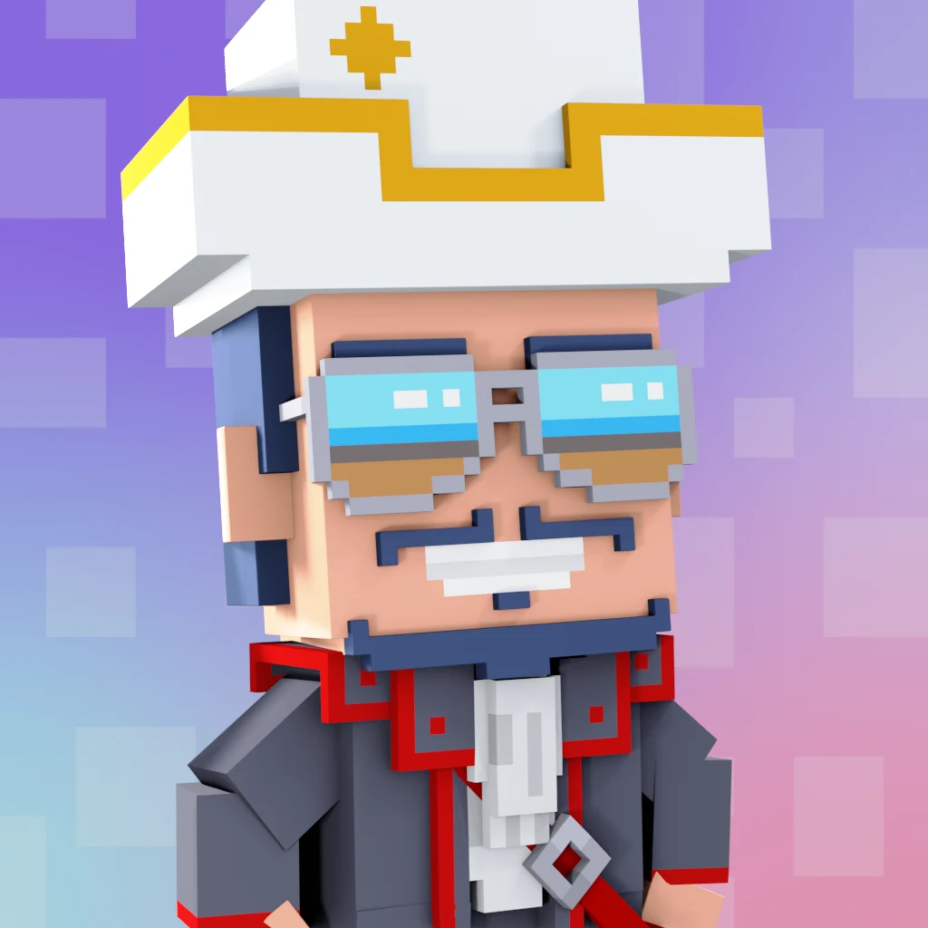Pirate #9929 voxel render
