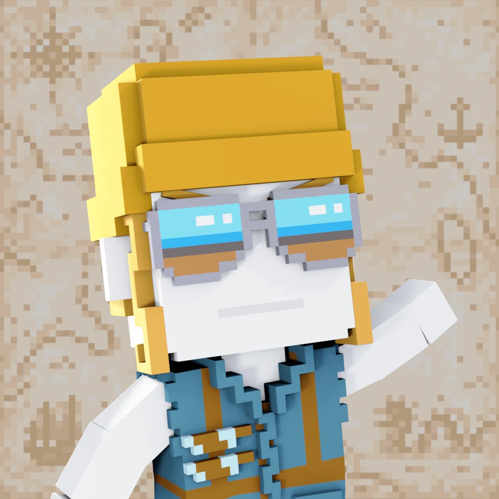 Pirate #9930 voxel render