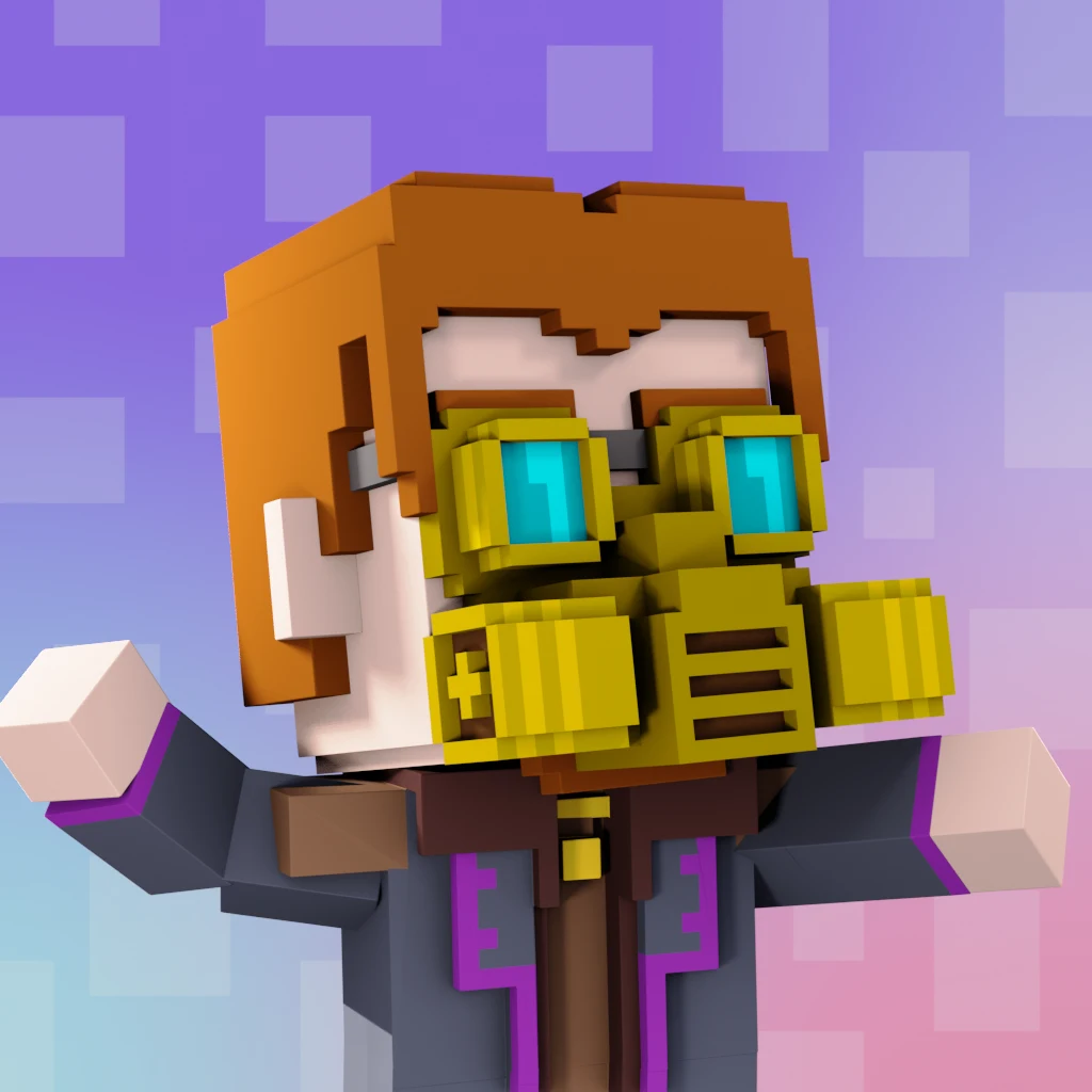 Pirate #9931 voxel render