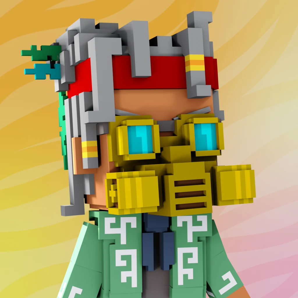 Pirate #9934 voxel render