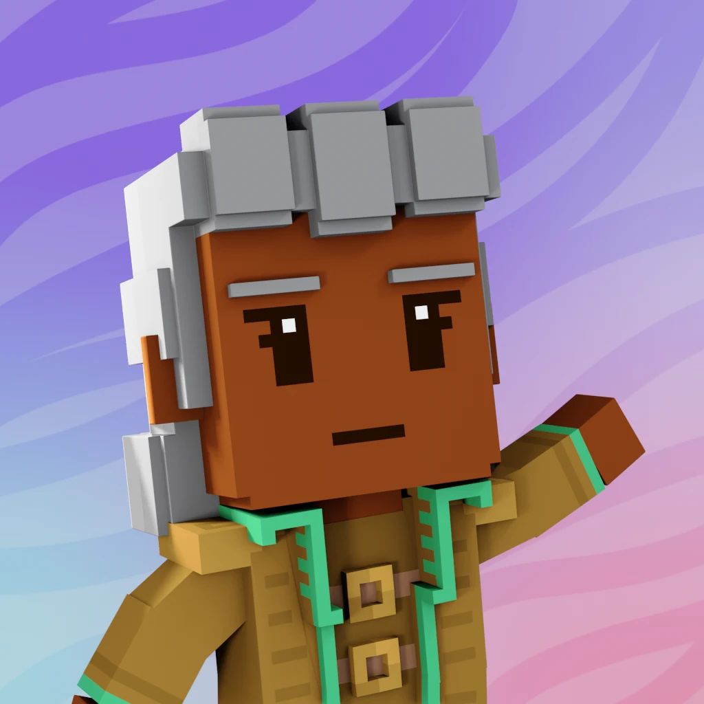 Pirate #9936 voxel render