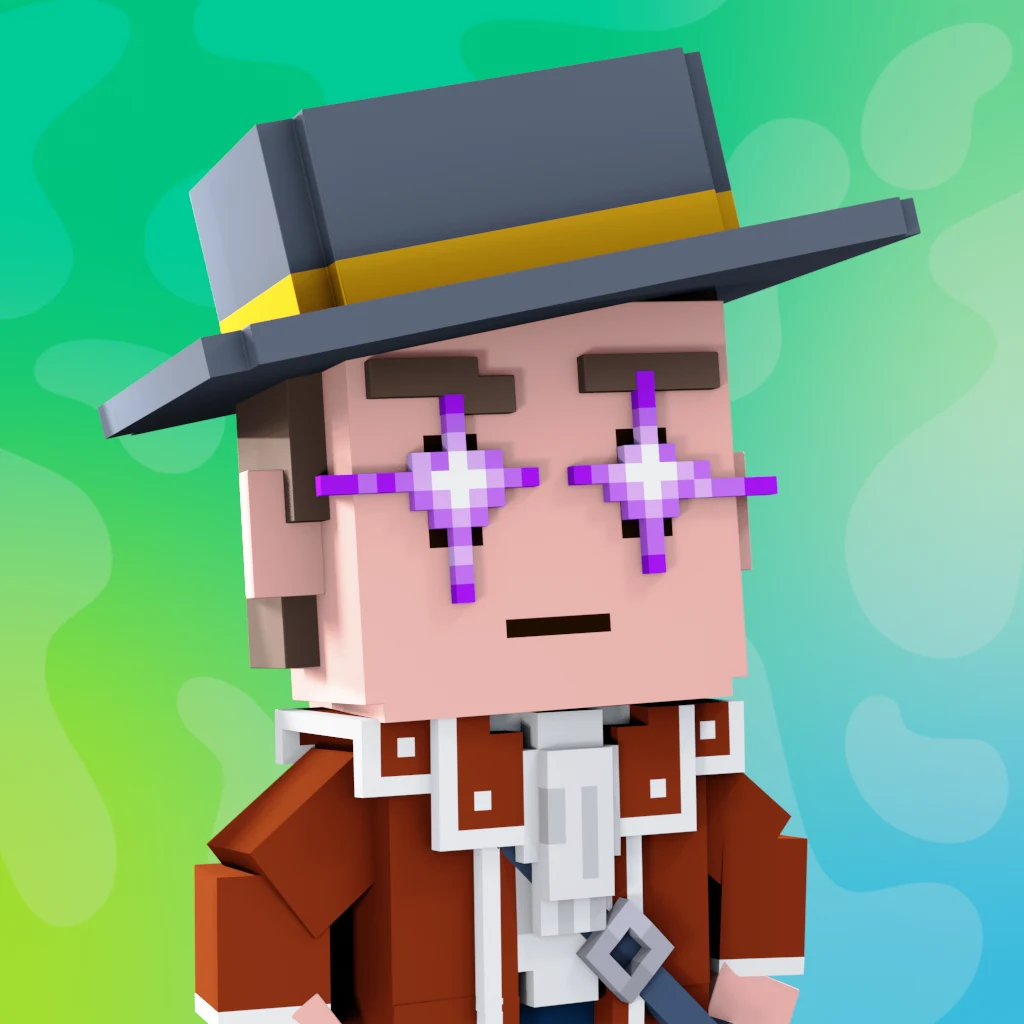 Pirate #9937 voxel render