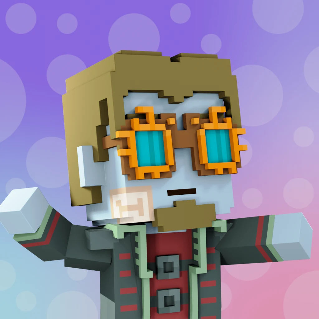 Pirate #9939 voxel render